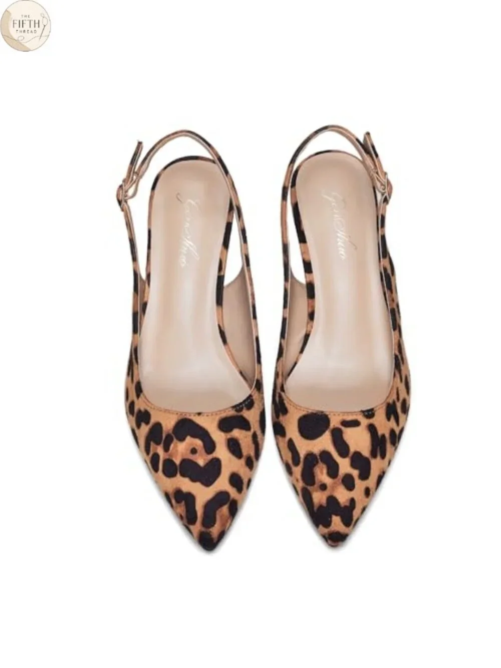 Kitten Heels Closed Toe Slingback Pumps Pointed Toe 2in Low Heel Vegan